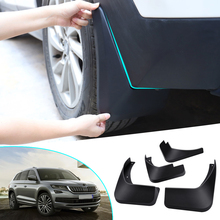 Car Front Rear for Fender Mud Flaps For Skoda Kodiaq 2016 2017 2018 Splash Guards Mudguards Mudflaps Accessories 2024 - buy cheap