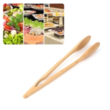 VFGTERTE 1PC Wooden Tongs Multi-functional BBQ Food Meat Clips Vegetable Fruits Toast Bread Cake Clamp Kitchen Utensils Tool 2024 - buy cheap