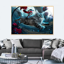 Fantasy Cat Posters and Prints Canvas Painting Animal Wall Print Wall Pictures for Living Room Home decor Cuadros Artwork 2024 - buy cheap