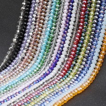 6mm AB Color Faceted Crystal Beads Charms Loose Spacer Glass Beads Round Jewelry Beads for Jewelry Making DIY Bracelet 98PCS 2024 - buy cheap