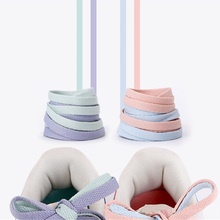 1Pair 120/130/140/160Cm Fashion Shoelaces Classic Jelly Color Flat Polyester Shoe Laces Cute Pink Color Elastic Shoelaces Hot 2024 - buy cheap