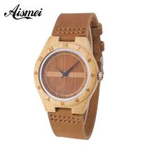 Luxury Brand Top Wood Women Watches Fashion Casual Wood Genuine Leather Strap Business Vintage Ladies Quartz Wrist Watch Relogio 2024 - buy cheap