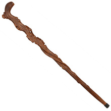 Mahogany wood wooden crutch wings old crutches elderly cane root longevity Jiapin 2024 - buy cheap