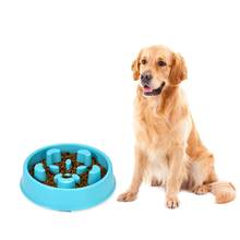 Миска для собак анти-дроссель дозатор корма веселый интерактивный миска для домашних животных блюдо для кормления щенка Здоровое питание миска для воды для собаки 2024 - купить недорого
