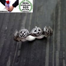 OMHXZJ оптовая продажа, Европейская мода для женщин и мужчин, свадебный подарок, серебряное, черное Винтажное кольцо с тыквой Taiyin RR348 2024 - купить недорого