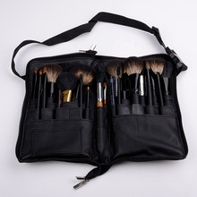 Portable PU Cosmetic Bag Makeup Brush Bag With Zipper Belt For Professional Makeup Artist Multi-function Large Capacity 20#818 2024 - buy cheap