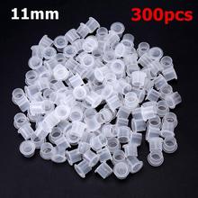 300Pcs Disposable Tattoo Ink Caps With Base Microblading Makeup Pigment Ink Cups Size 11mm Small for Tattoo Ink Tattoo Supplies 2024 - buy cheap