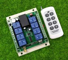 Transmisor interruptor receptor de Control remoto inalámbrico, 433mhz, AC110V, 220V, 8 canales, RF, 100m 2024 - compra barato