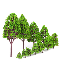12pcs Model Trees Architectural Models Railroad Layout Garden Landscape Scenery toys doll wedding designs toys for Kids Adults 2024 - buy cheap