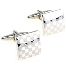 Siver Laser Cufflink 2 Pairs Free Shipping Promotion 2024 - buy cheap