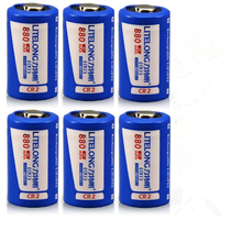 Bateria recarregável lifepo4 3v, bateria de lítio de alta potência, 880mah 2024 - compre barato
