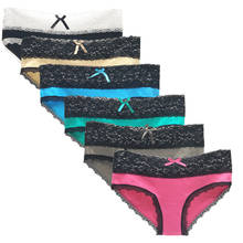 Cotton Lace Women Panties Lingerie Low Rise Panty Seamless Underwear Fashion Briefs Ondergoed Vrouwen 6pcs/lot 2024 - buy cheap