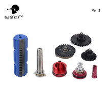 Tactifans M4 AK AEG Upgrade Kit 32:1 High Speed Gear 15 Half Teeth Piston Cylinder Piston Head Spring Guide Nozzle For Ver.2 3 2024 - buy cheap