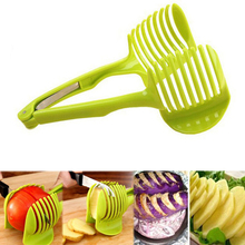 Clip Fruit Vegetable Slicer Tool Potato Tomato Onion Lemon Shredders Slicers Vegetable Fruit Slicer Cutter Holder Kitchen Gadget 2024 - buy cheap