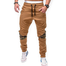 Pantalones de Jogger de Hip Hop a la moda para hombre, combinación de varias telas de camuflaje, ropa de calle informal, chándal, ABZ120 2024 - compra barato