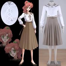 Athemis  Sailor Moon Kino Makoto Sailor Jupiter Cosplay Costume Crystal Summer Dress Lovely Pleated Skirt Hot Product 2024 - buy cheap