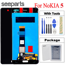 100% Tested Warranty 1280x720 For 5.2" Nokia 5 LCD N5 LCD Touch Screen Digitizer Assembly For Nokia5 LCD N5 TA-1008 TA-1030 LCD 2024 - buy cheap