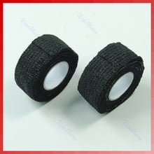 10 рулонов Flex wrap Finger бандажная лента пилка для дизайна ногтей маникюр защитный черный # Y207E # Горячая Распродажа 2024 - купить недорого