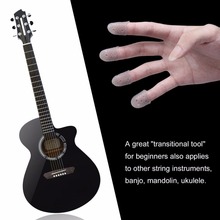 4pcs Guitar Fingertip Protectors Finger Guards Ukulele Guitar Reusable Durable Washable Comfortable Fingertip Protectors Hot 2024 - buy cheap