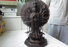 Song voge-GEMA S0521, estatua de budismo tibetano, cobre, bronce, once caras, Avalokitesvara, Kwan, yin GuanYin 2024 - compra barato