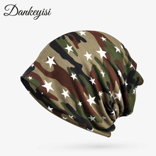 DANKEYISI Military Hat Turban Hat Beanie Hats For Women Men Unisex Skullies Beanies Hedging Cap Double Layer Knit Cap Bonnet 2024 - buy cheap