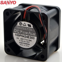 For Sanyo 109P0424E303 0.19A 4028 24V 4cm 4 cm large wind frequency converter fan 2024 - buy cheap