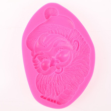 DIY Great Santa Claus soap mould chocolate cake decorating tools DIY baking fondant silicone mold F0433 2024 - buy cheap