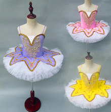 romantic ballet Children's Swan Lake Ballet Costume Ballerina Dress Kids Short Feminino Ballet Tutu Skirt Dance Dress For Girls 2024 - buy cheap