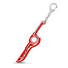 Xenoblade Chronicles Keychain Red Sword MONADO Metal Pendant chaveiro Key Ring bag charm Key Chain portachiavi Game Jewelry 2024 - buy cheap