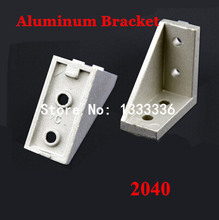 10 peças 2040(18*38) canto de montagem de ângulo l conector de suporte industrial perfil de extrusão de alumínio 90 graus suportes 2024 - compre barato