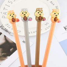 48pcs/pack black ink Creative Cute Cartoon Animal Squirrel Gel Pen Students Water Ink Signing Pen School Office Stationery 2024 - buy cheap