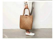2021 Summer Fashion Women Handbags Straw bag Large Tote Bag Women Messenger Bags Beach Shoulder Bag 2024 - buy cheap