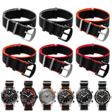 20mm 22mm pulseira de relógio de alta qualidade náilon otan watchband substituição para james bond 007 banda militar esporte pulseira das mulheres dos homens 2024 - compre barato