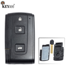 Запасной смарт-чехол KEYECU для автомобильного ключа Toyota Avenis Crown Prius, 3 кнопки, CMII ID: 2009BJ1050, модель: 12BCM-08 2024 - купить недорого