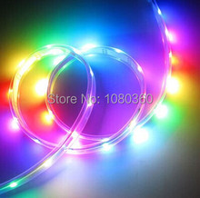 DC12V WS2811 addressable led pixel strip Light 5050 RGB full color 30/48/60leds/m 1m 5m flexible pixel rope lights 2024 - buy cheap