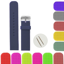 20mm Navy Blue Color Silicone Jelly Rubber Unisex Watch Band Straps WB1053T20JB 2024 - buy cheap