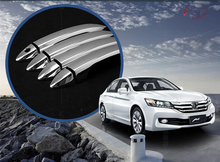 Для Honda Accord 2014 2015 ABS хромированные покрытия для дверных ручек автомобильные аксессуары 8 шт 2024 - купить недорого