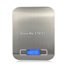 10kg/5Kg OZ/ML/LB/G Kitchen Scale Stainless Steel Weighing Scale Food Diet Postal Balance Measuring Tool LCD Electronic Scales 2024 - buy cheap