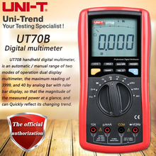 UNI-T ut70b multímetros digitais, autoranging multímetros digitais teste de temperatura analógico backlight ponteiro rs232 transferência de dados 2024 - compre barato
