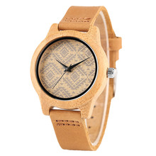 Natural Fashion Women's Quartz-watch Light Hand-made Bamboo Wooden Female Wristwatch New Stylish Lady Size Wood Watch Best Gift 2024 - buy cheap