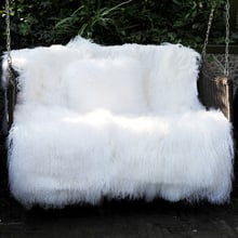 CX-D-23 Tibetan Lamb Fur Throw Blanket 2024 - buy cheap