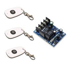 Venda imperdível 1ch liga desliga de alta tensão dc12v24v 36v 48v 1ch 30a interruptor interruptor sem fio com transmissor * 3 peças