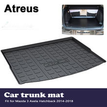 Atreus Car Accessories Waterproof Anti-slip Trunk Mat Tray Floor Carpet Pad For Mazda 3 Axela Hatchback 2014 2015 2016 2017 2018 2024 - buy cheap