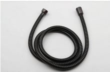 High quality 60" G1/2"B Oil black EPDM braided stainless steel flexible shower hose plumbing hose 2024 - buy cheap