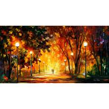Modern Landscape art away from the sun palette knife oil painting on canvas Hand painted High quality wall decoration 2024 - buy cheap