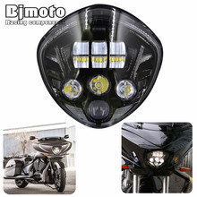 BJMOTO Motorcycle LED Headlight High/Low Beam For Victory Cruisers 2007-2016 Moto Bike Cross Head Lamp Light DOT EMAR 2024 - buy cheap