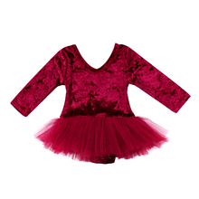 Newborn Kid Baby Girls Long Sleeve Lace Romper  Tulle velvet Jumpsuit Outfit Baby Clothing 2024 - buy cheap