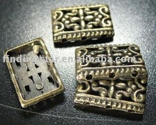 150Pcs Antiqued bronze 3 hole ornate cover spacers A381 2024 - buy cheap
