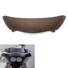 Capa para-brisa de motocicleta, 1 peça, fumaça, para harley road glide, ultra especial, fltrx, fltrxs, 2014-2019 2024 - compre barato