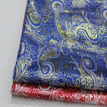 CF206 1Yard 73cm Purl Chinese Wedding Cloth Fabric Silk Jacquard Satin Fabric Garment Longskirt Fabric Stage Decoration Cloth 2024 - buy cheap